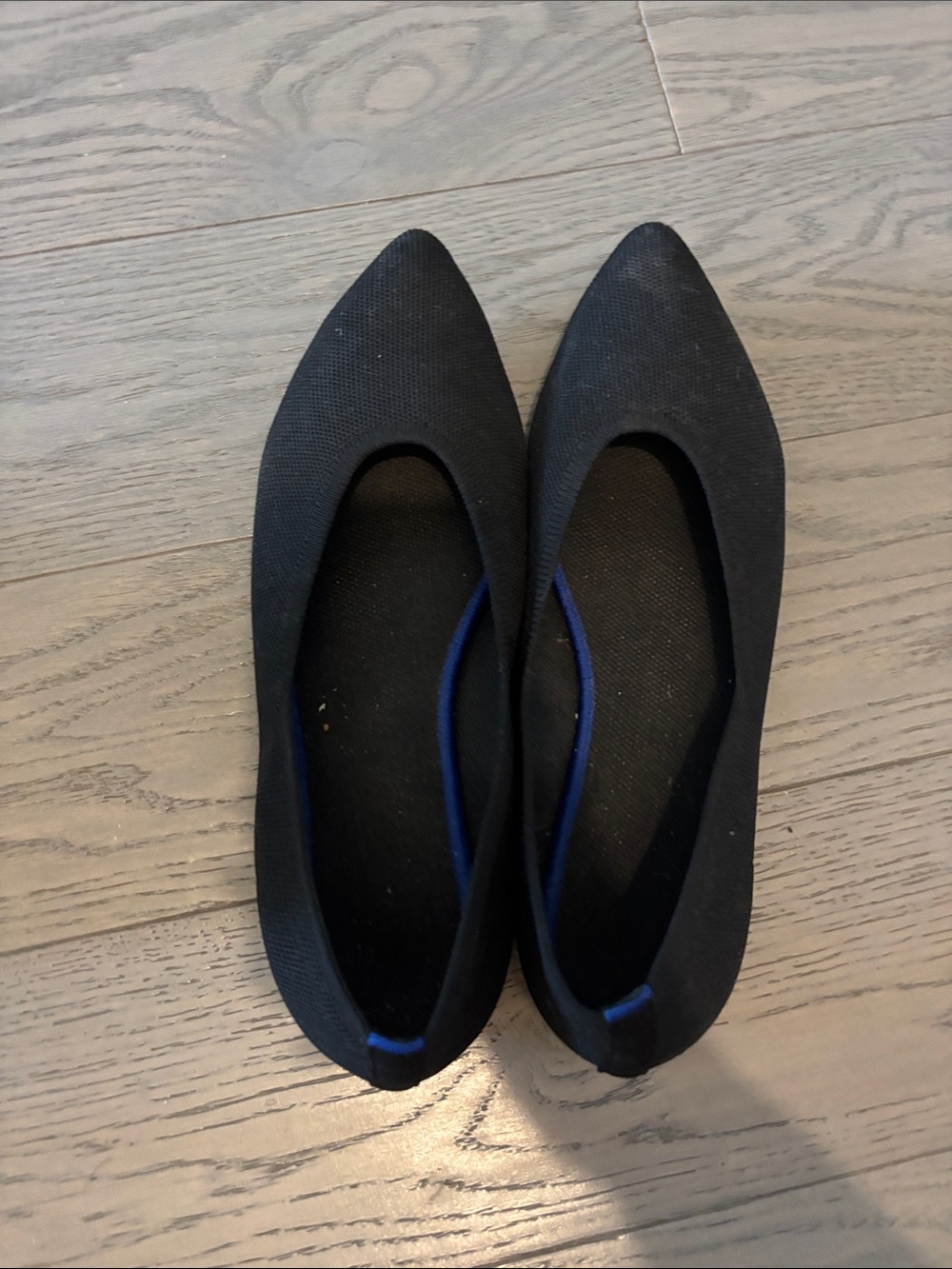 Classic Pointed-Toe Women's Flats in Black